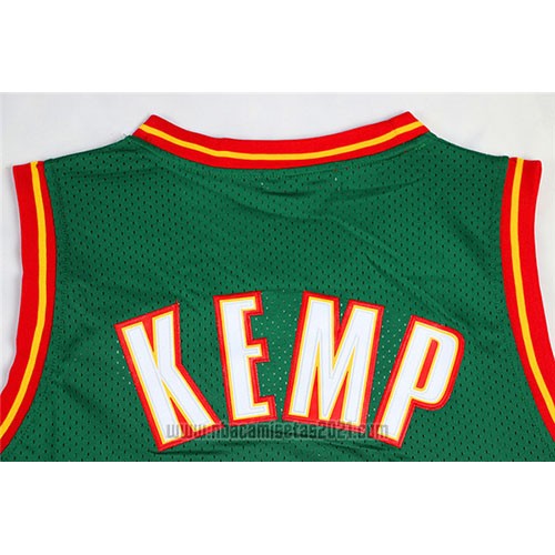 Camiseta Seattle SuperSonics Shawn Kemp #40 Historic Retro Verde